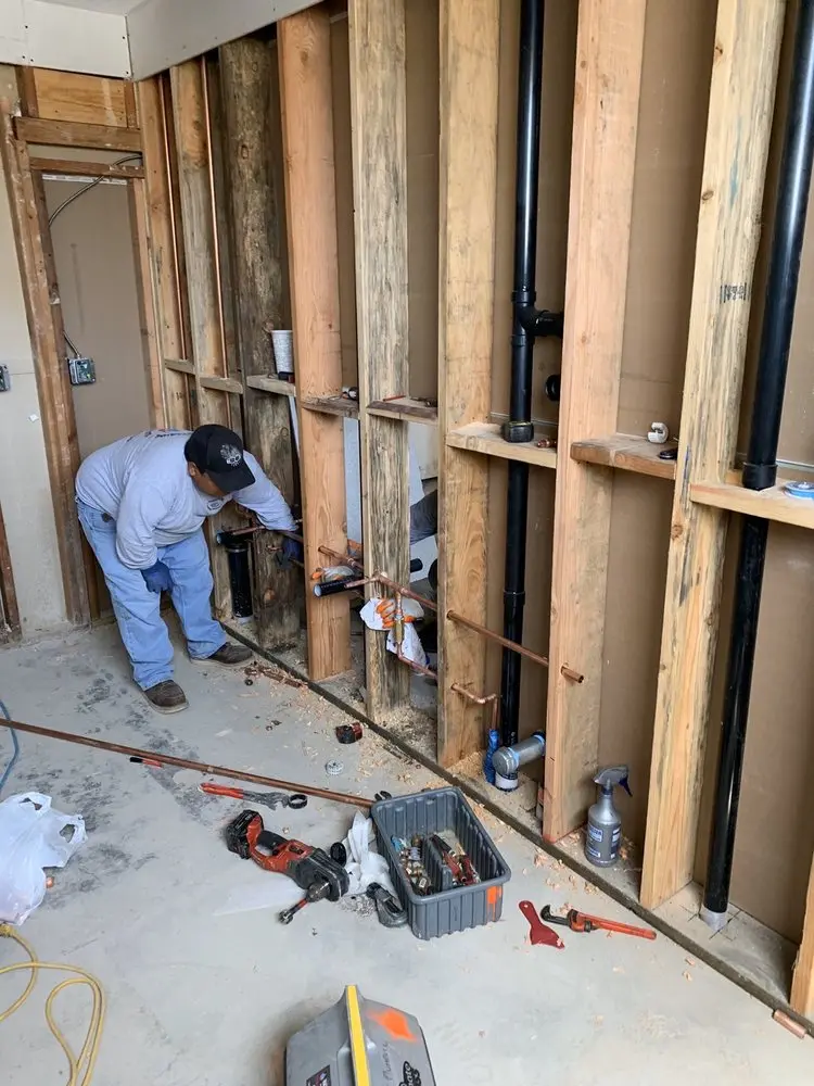 Commercial rough-in plumbing for Trenchless Sewer Repair in Camp Pendleton South